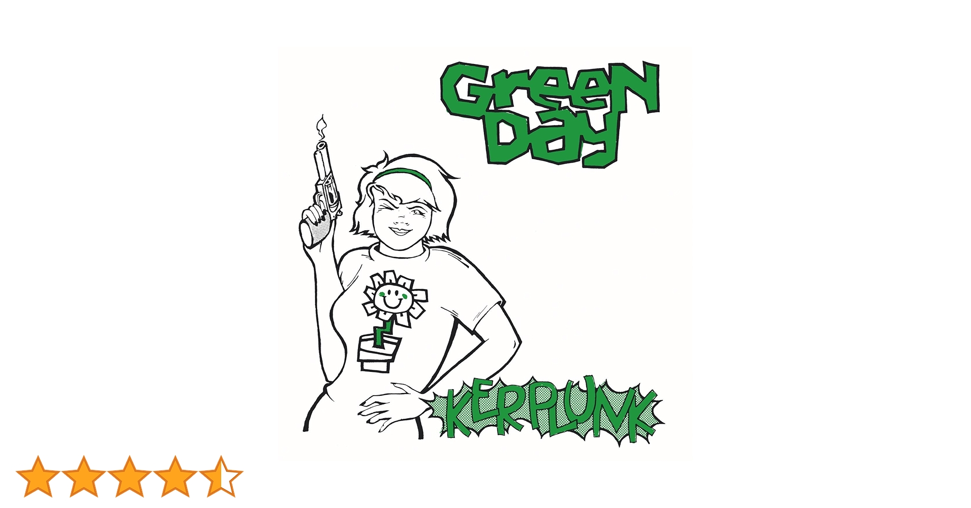 Green Day Kerplunk サイン入り Kerplunk (usa 1991 original ltd 12-trk lp on lookout! records lbl